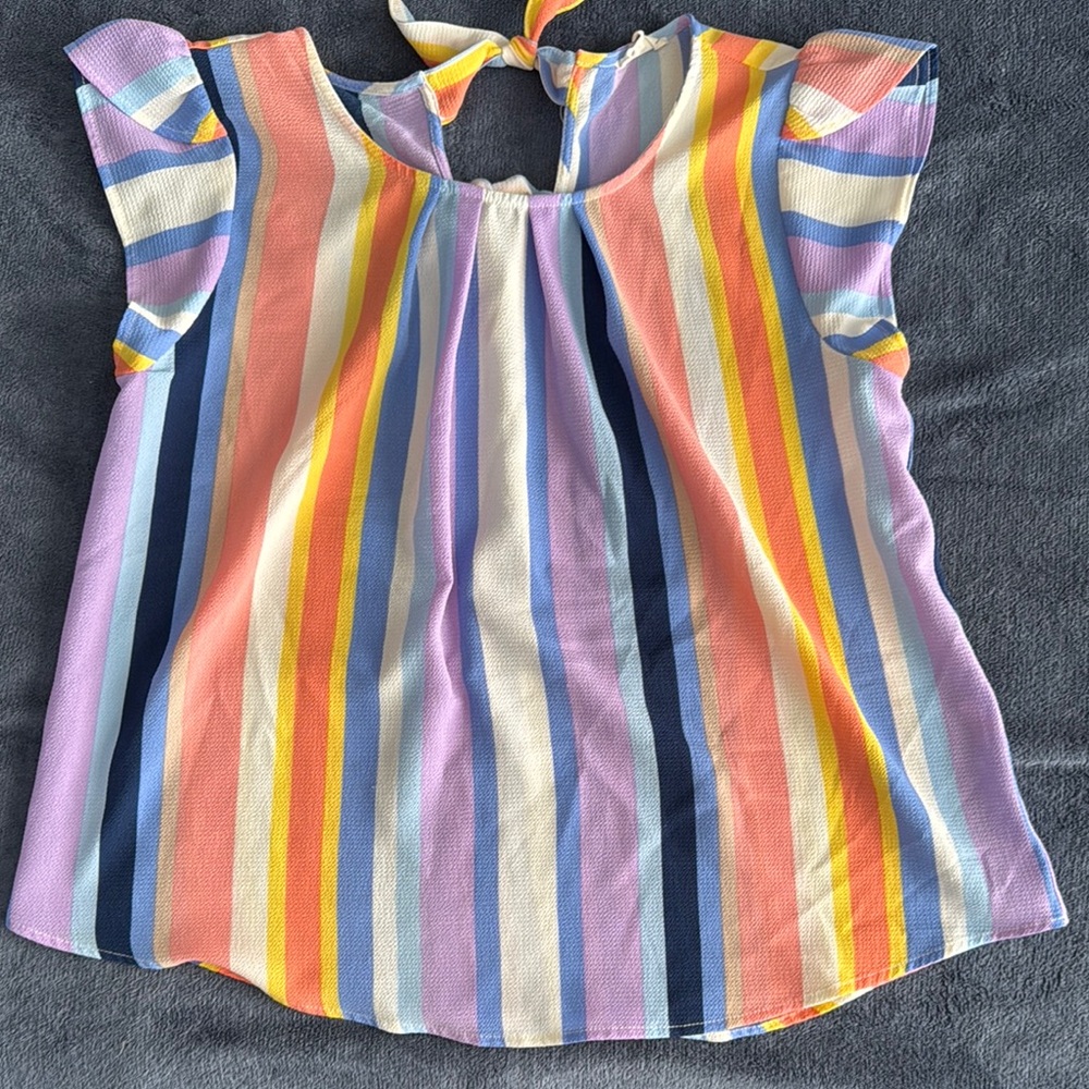 Colorful Striped Kids Top